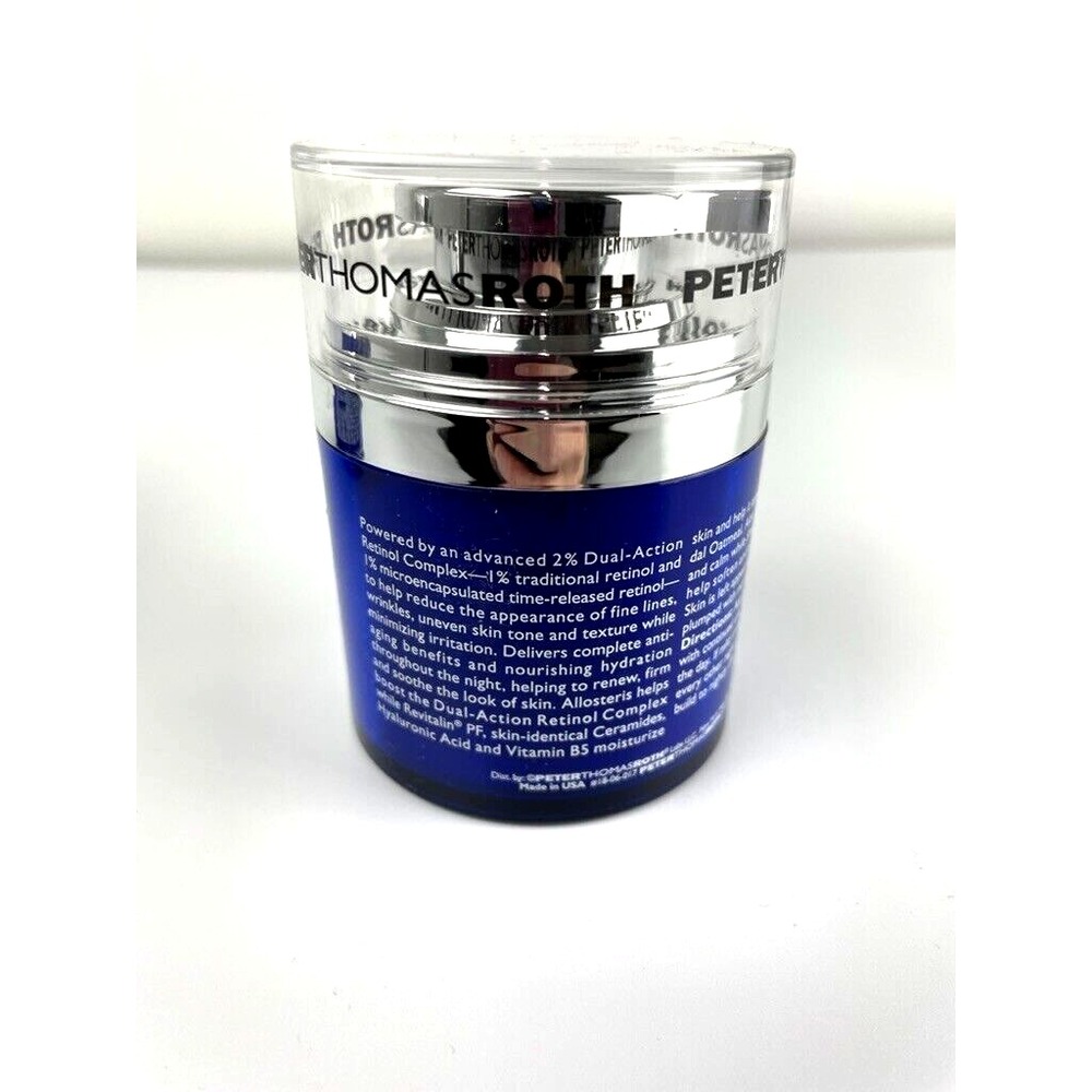 Peter Thomas Roth Clinical Skin Care Retinol Fusion PM Moisturizer 2.7 fl oz New - Picture 2 of 3